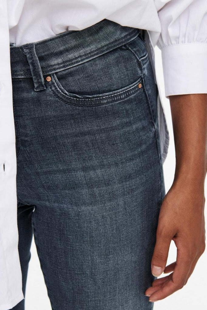 ONLWAUW LIFE MID SK DNM BJ777 NOOS 15233288 BLUE BLACK DENIM